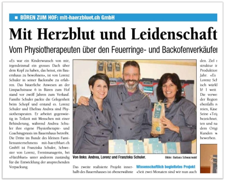 Zeitungsbeitrag d'Region