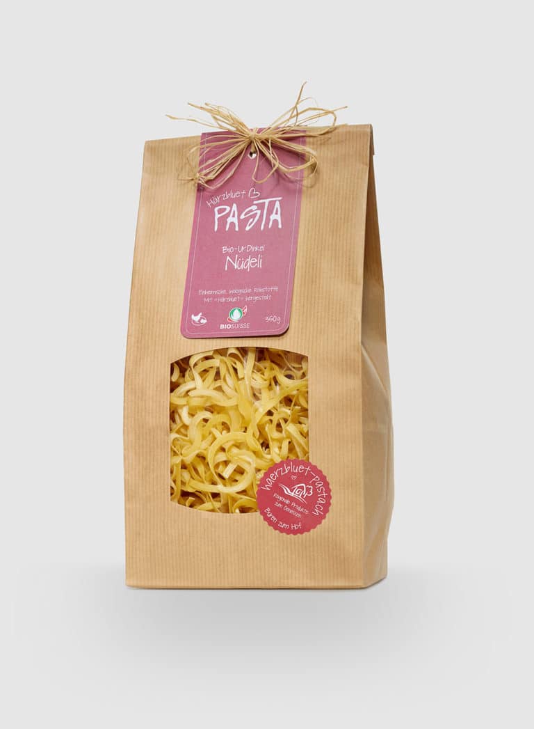 Härzbluet Pasta UrDinkel Nüdeli