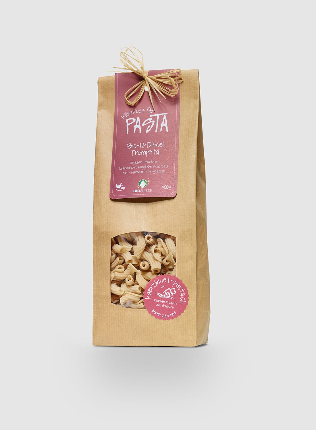 Härzbluet Pasta UrDinkel Trumpetä