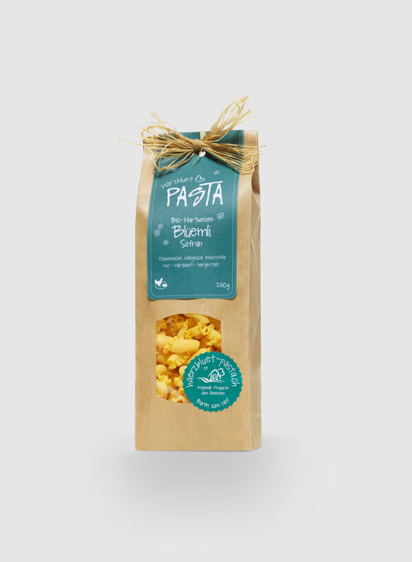 Härzbluet_Passta_Bio_Hartweizen_Bluemli_Safran
