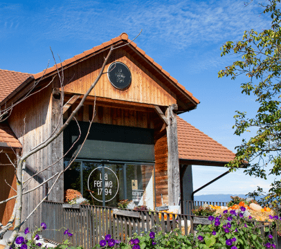 Eingangsbereich Hofladen LaFerme 1794